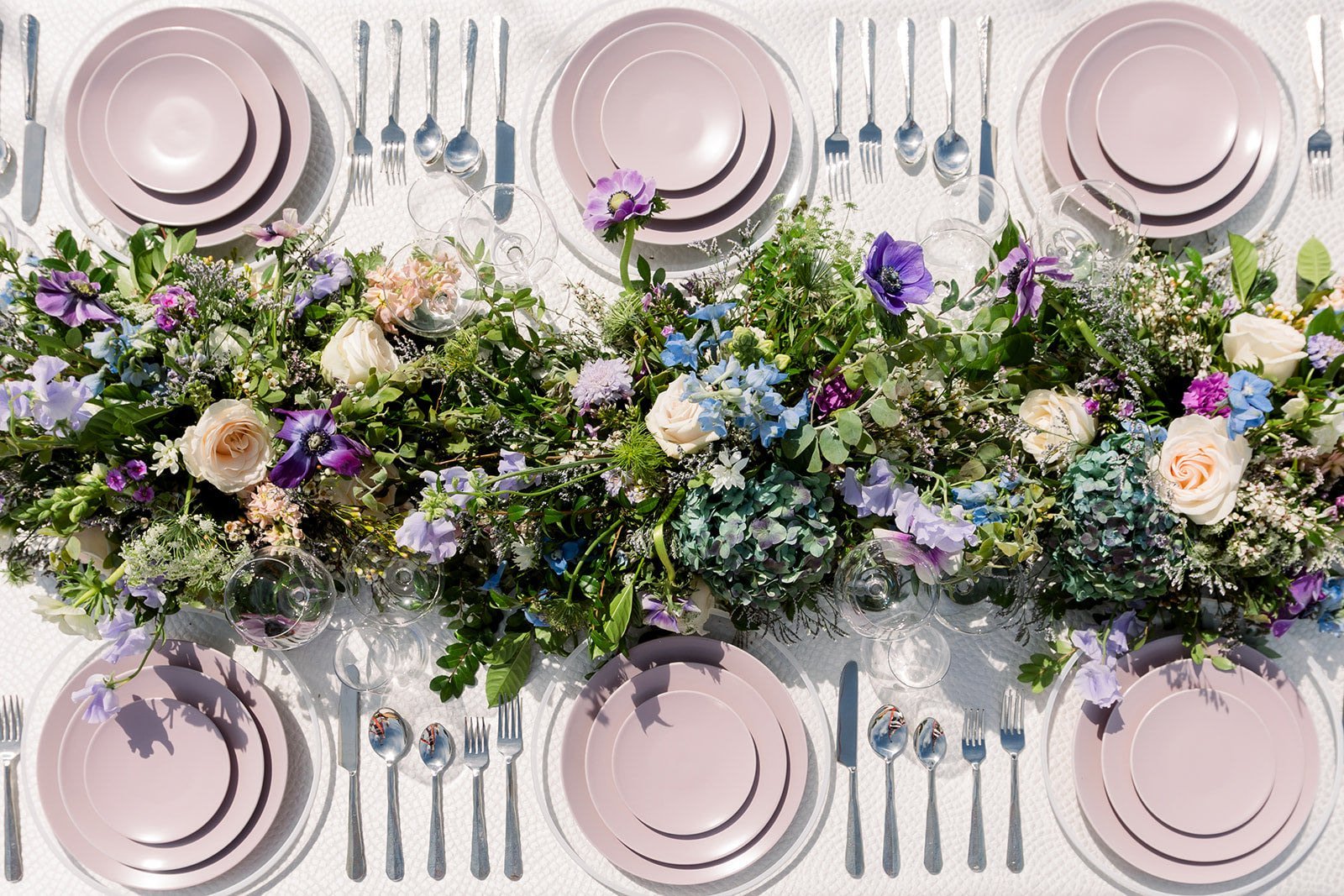 Casa Fina Ceramic Dinnerware – Misty Lilac (Set of 4)