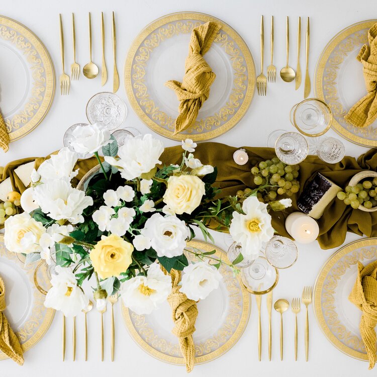 Luna Flatware — Brushed Gold (5 Piece Set)