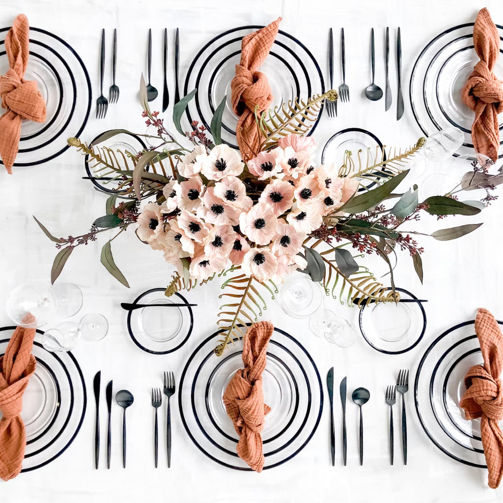 Organic Cotton Napkins – Burnt Sienna (Set of 4)