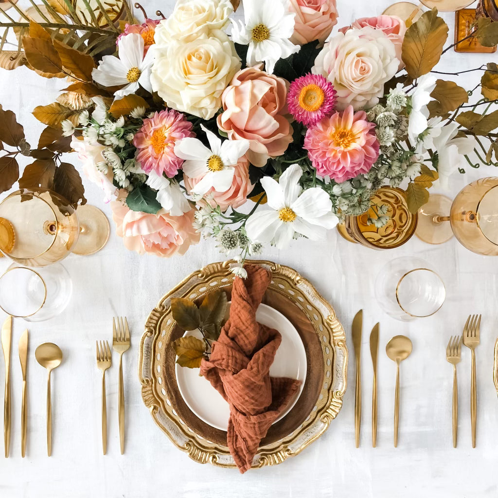 Organic Cotton Napkins – Burnt Sienna (Set of 4)