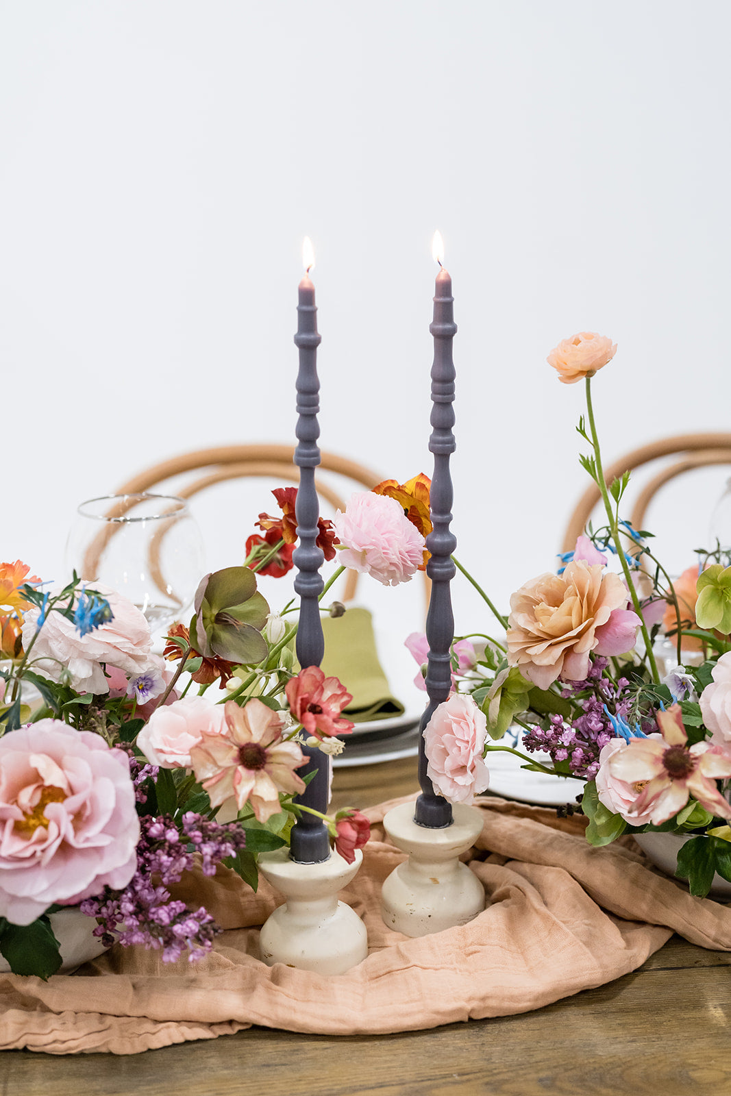 Spindle Leg Tapers – Charcoal