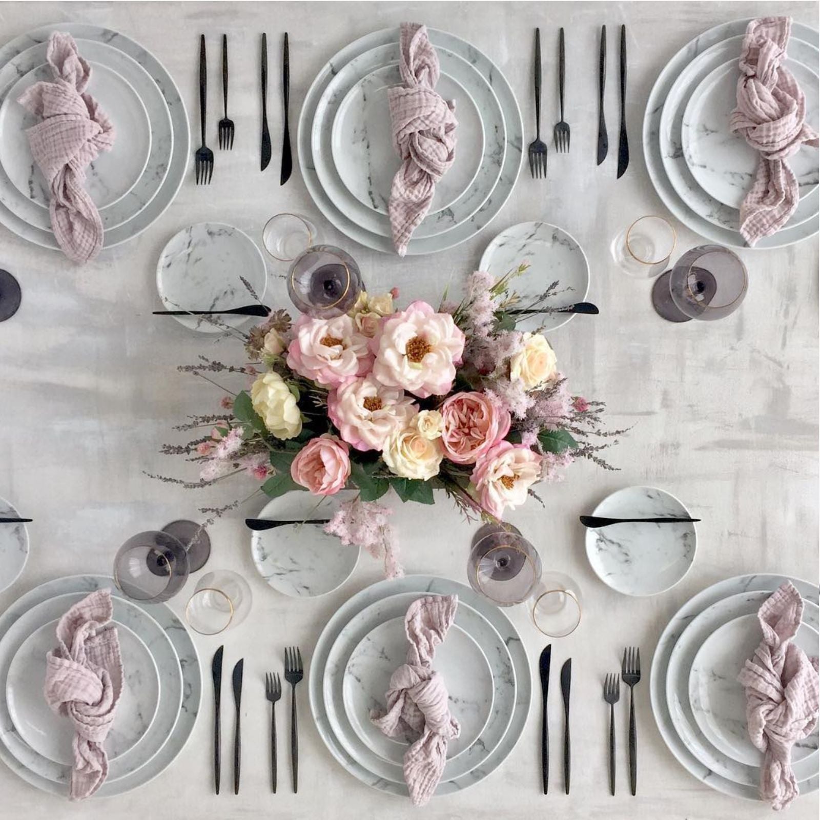 Organic Cotton Napkins – Misty Lilac (Set of 4)