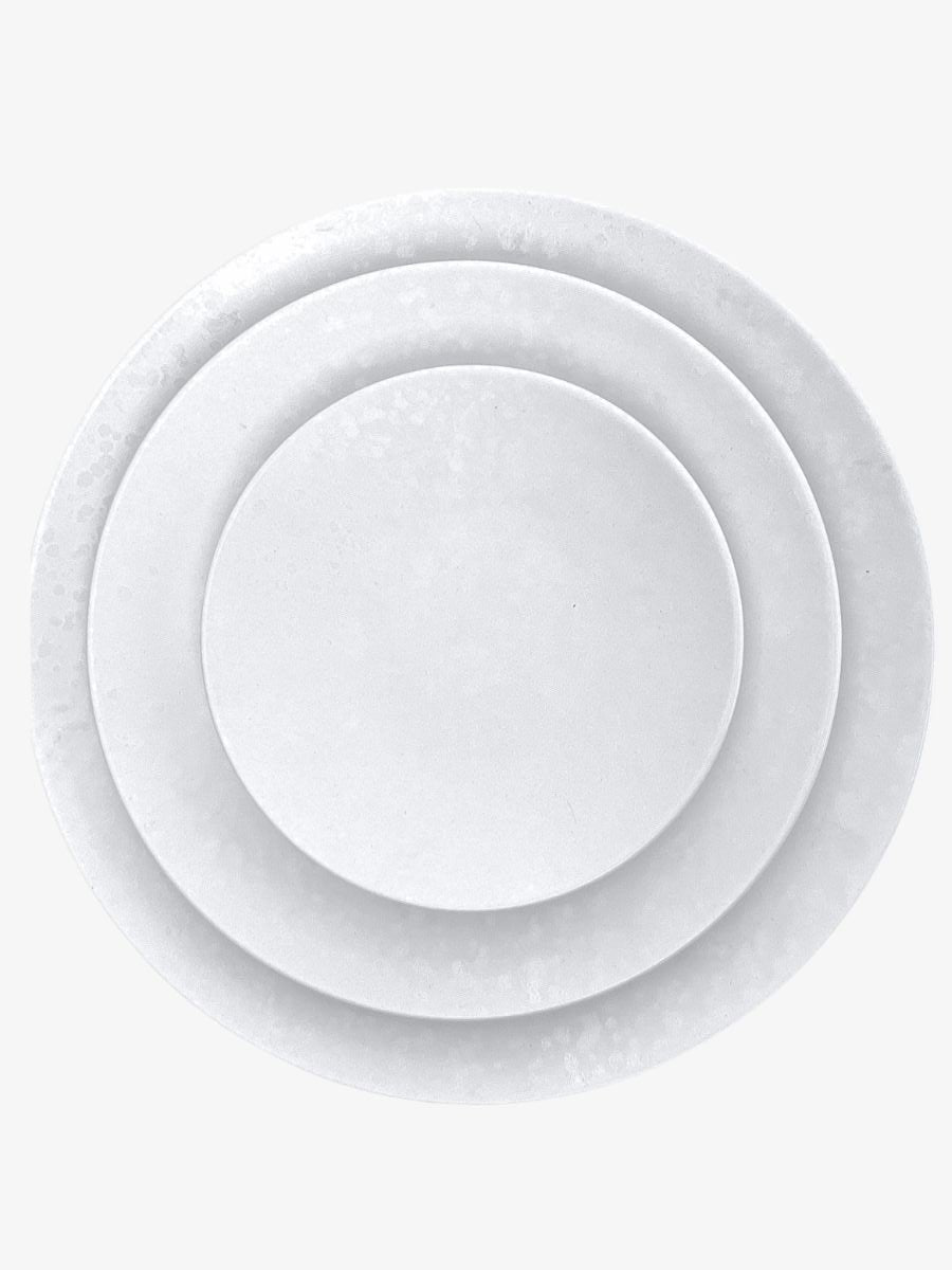 Reactive Dinnerware — White (Set of 4)