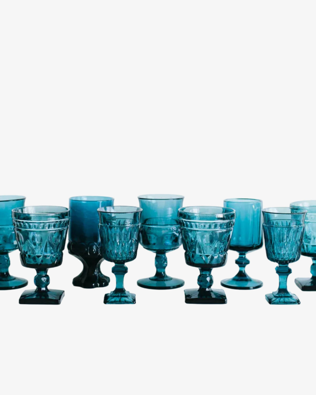 The Pressed Glass Collection - Water/Wine Goblet - RENTAL RESALE