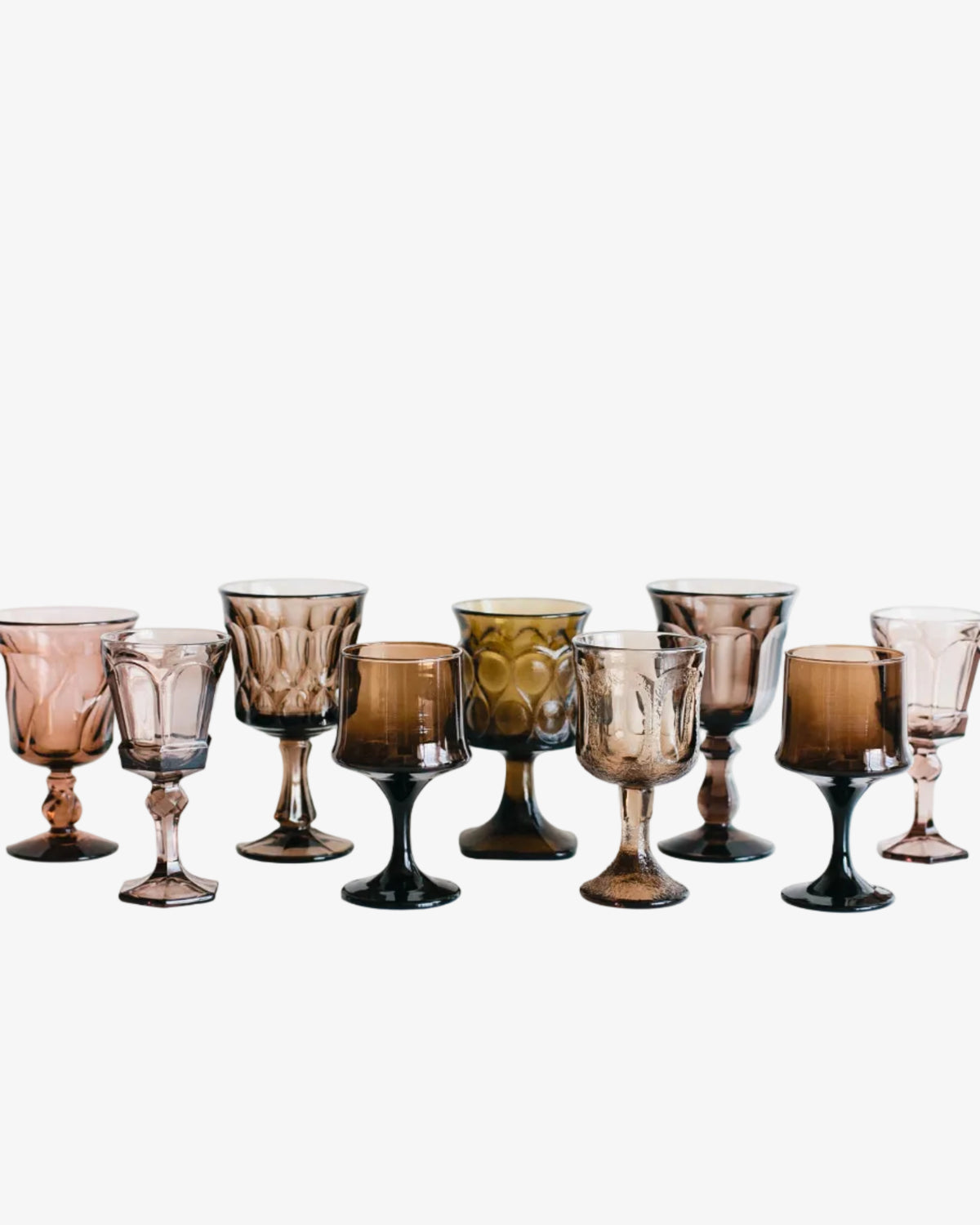 The Pressed Glass Collection - Water/Wine Goblet - RENTAL RESALE