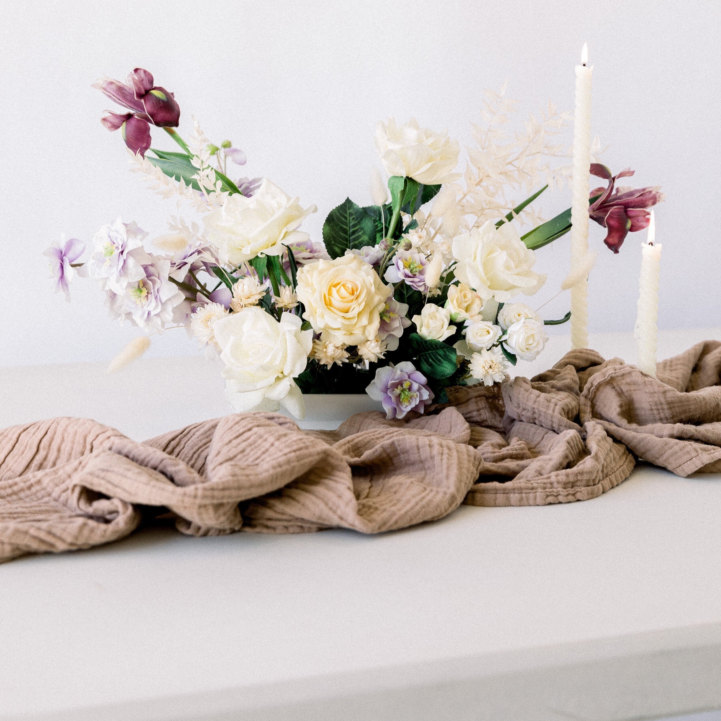 Organic Cotton Table Runner – Fawn
