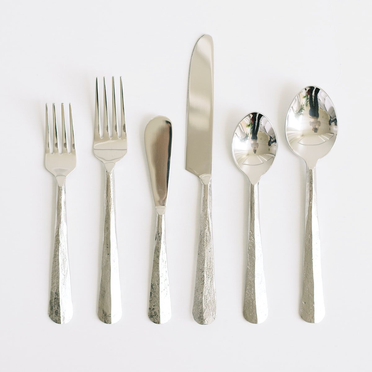 Forged Flatware — Silver (6 Piece Set)