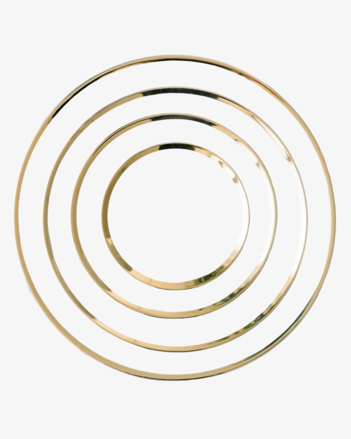 Siren Dinnerware // Clear + Gold RENTAL RESALE