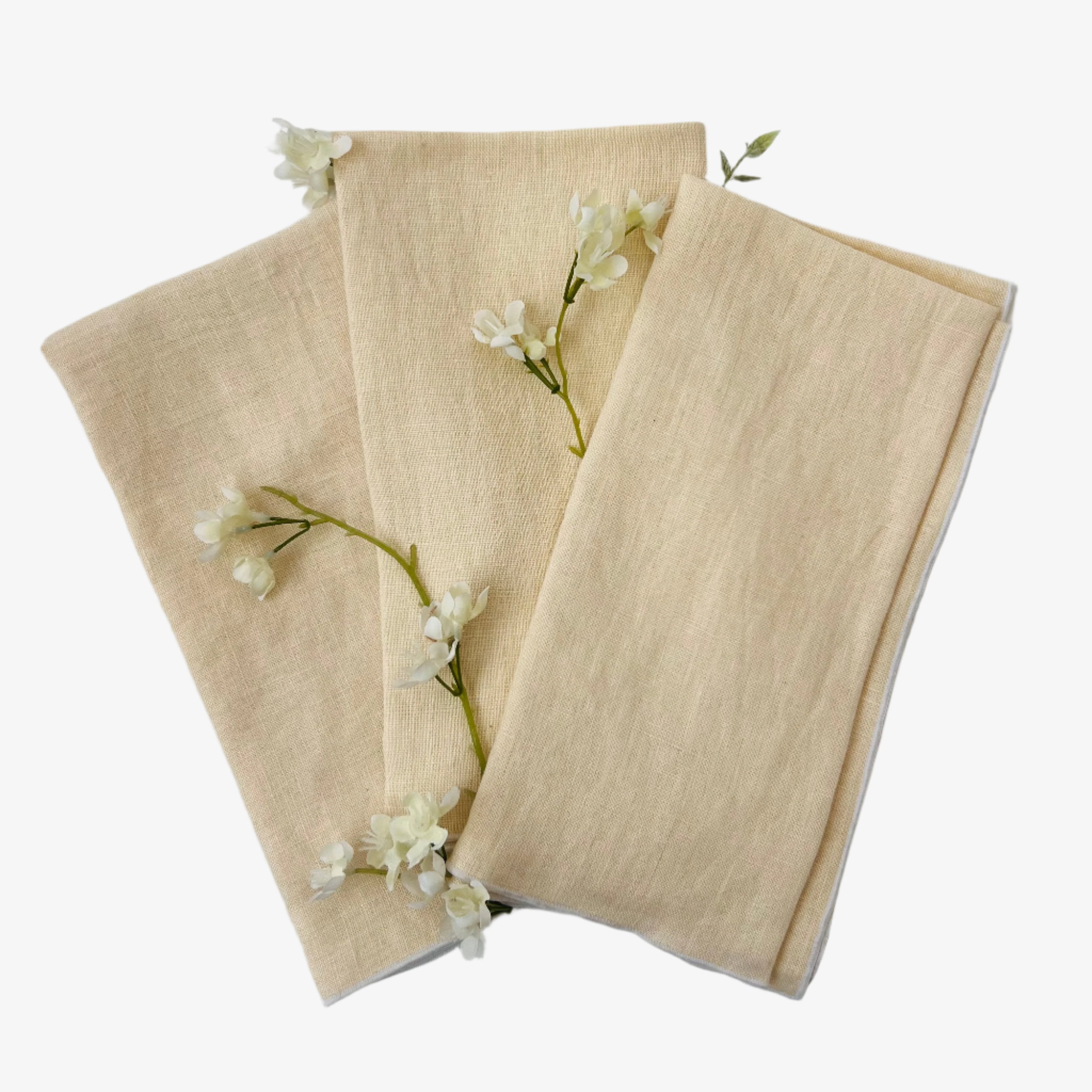 STONE WASHED LINEN NAPKINS // SET OF 6