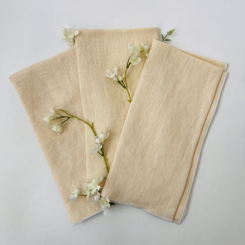 STONE WASHED LINEN NAPKINS // SET OF 6