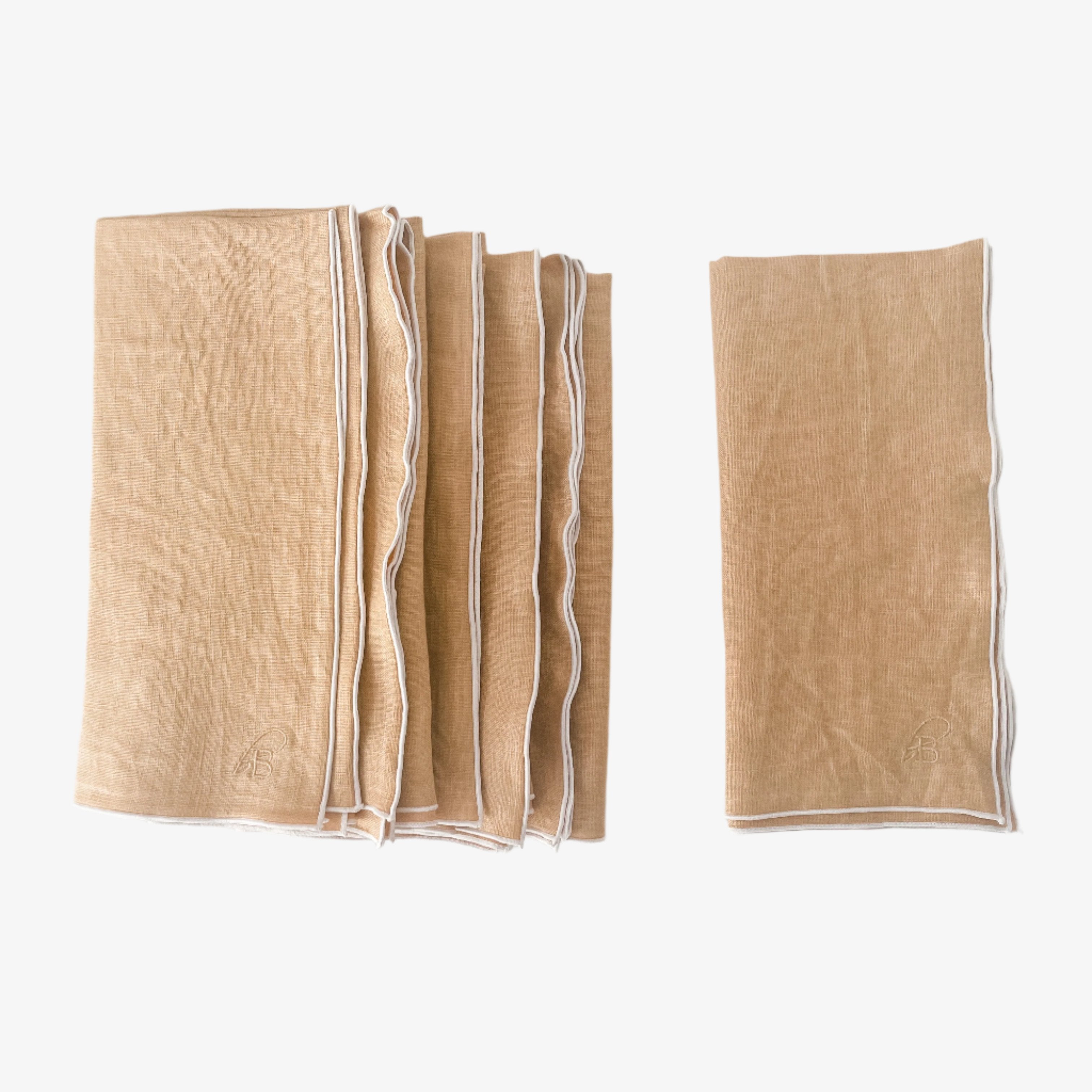 STONE WASHED LINEN NAPKINS // SET OF 6