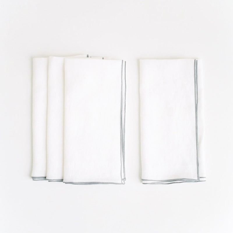 STONE WASHED LINEN NAPKINS // SET OF 6