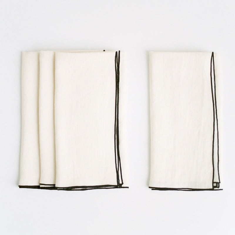 STONE WASHED LINEN NAPKINS // SET OF 6