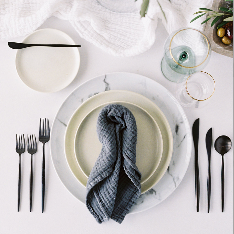 ORGANIC COTTON NAPKINS // SET OF 6