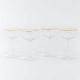 SIREN STEMWARE // CLEAR+GOLD