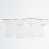 SIREN STEMWARE // CLEAR + PLATINUM