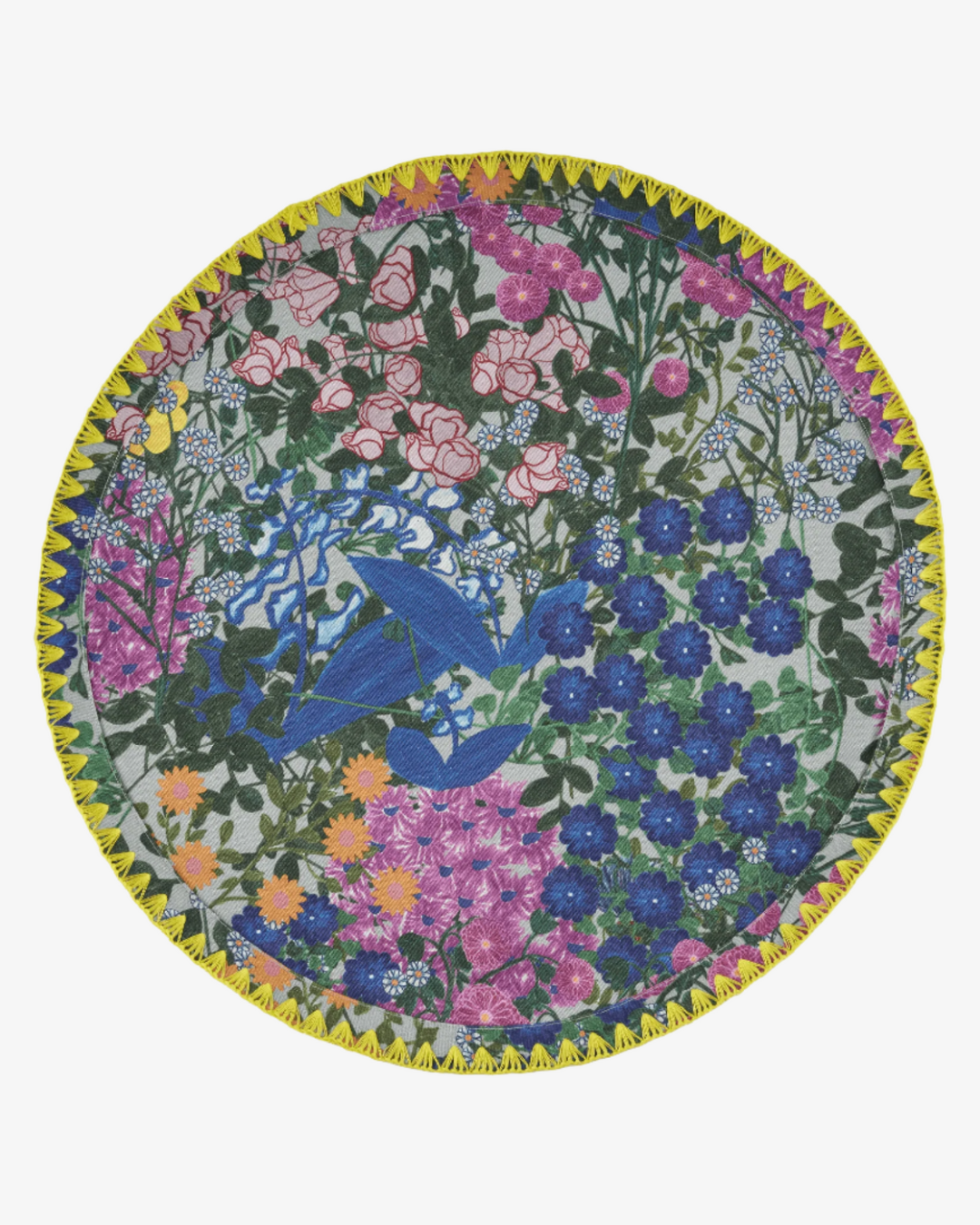 6 Round Placemats Pré Fleuri