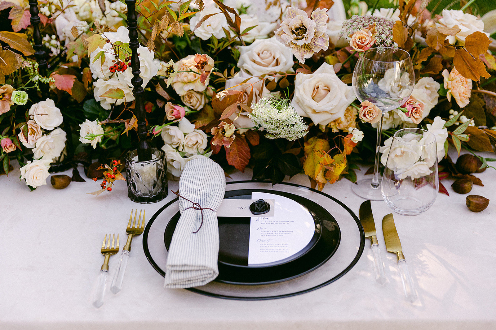 Prism Flatware – Clear + Gold (6-Piece Set)