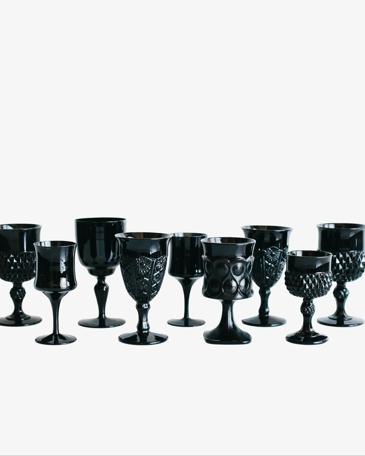 The Pressed Glass Collection - Water/Wine Goblet - RENTAL RESALE