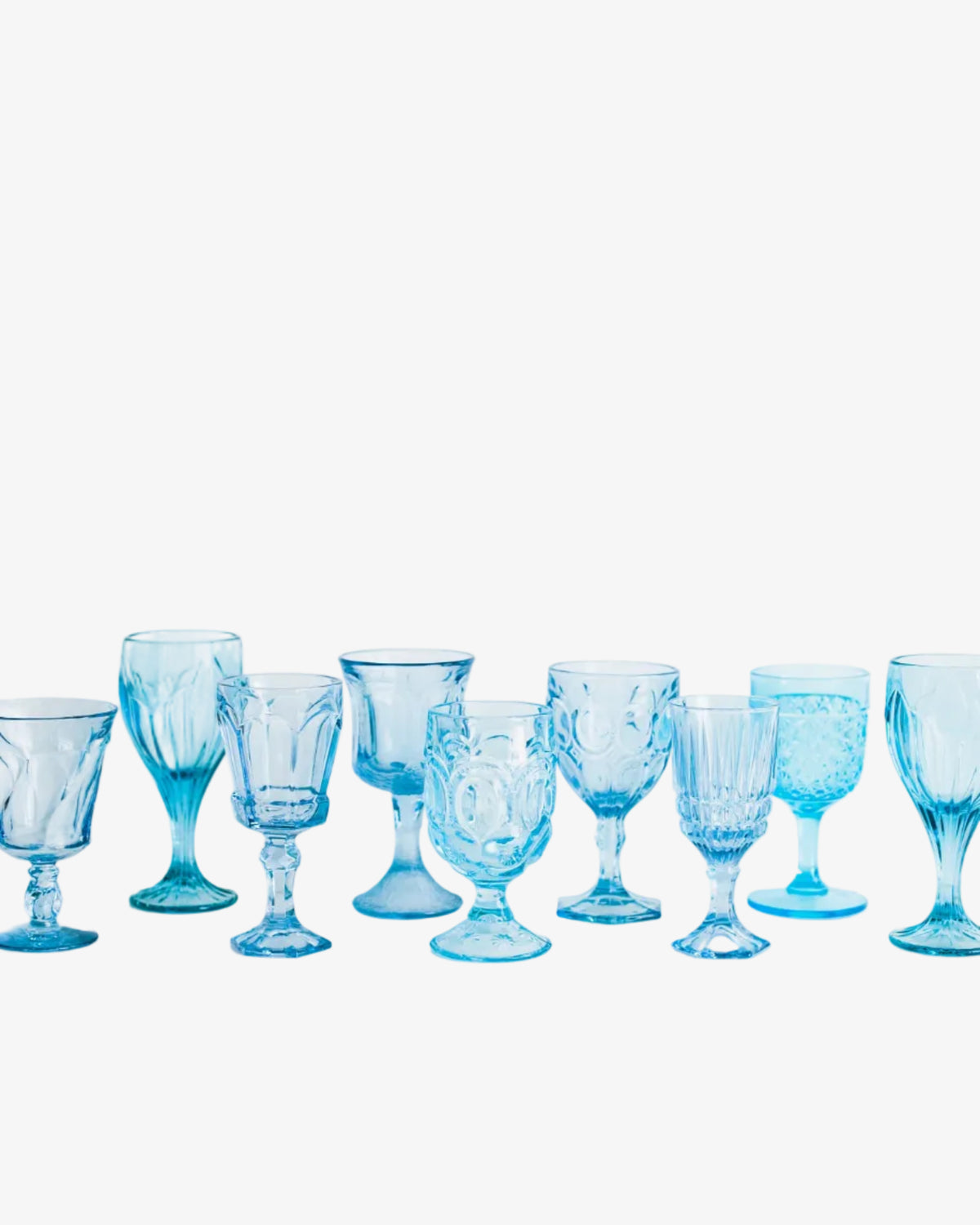 The Pressed Glass Collection - Water/Wine Goblet - RENTAL RESALE