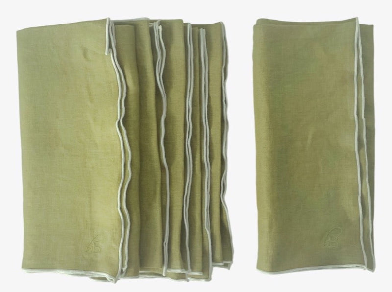 STONE WASHED LINEN NAPKINS // SET OF 6