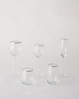 SIREN STEMWARE // CLEAR + PLATINUM