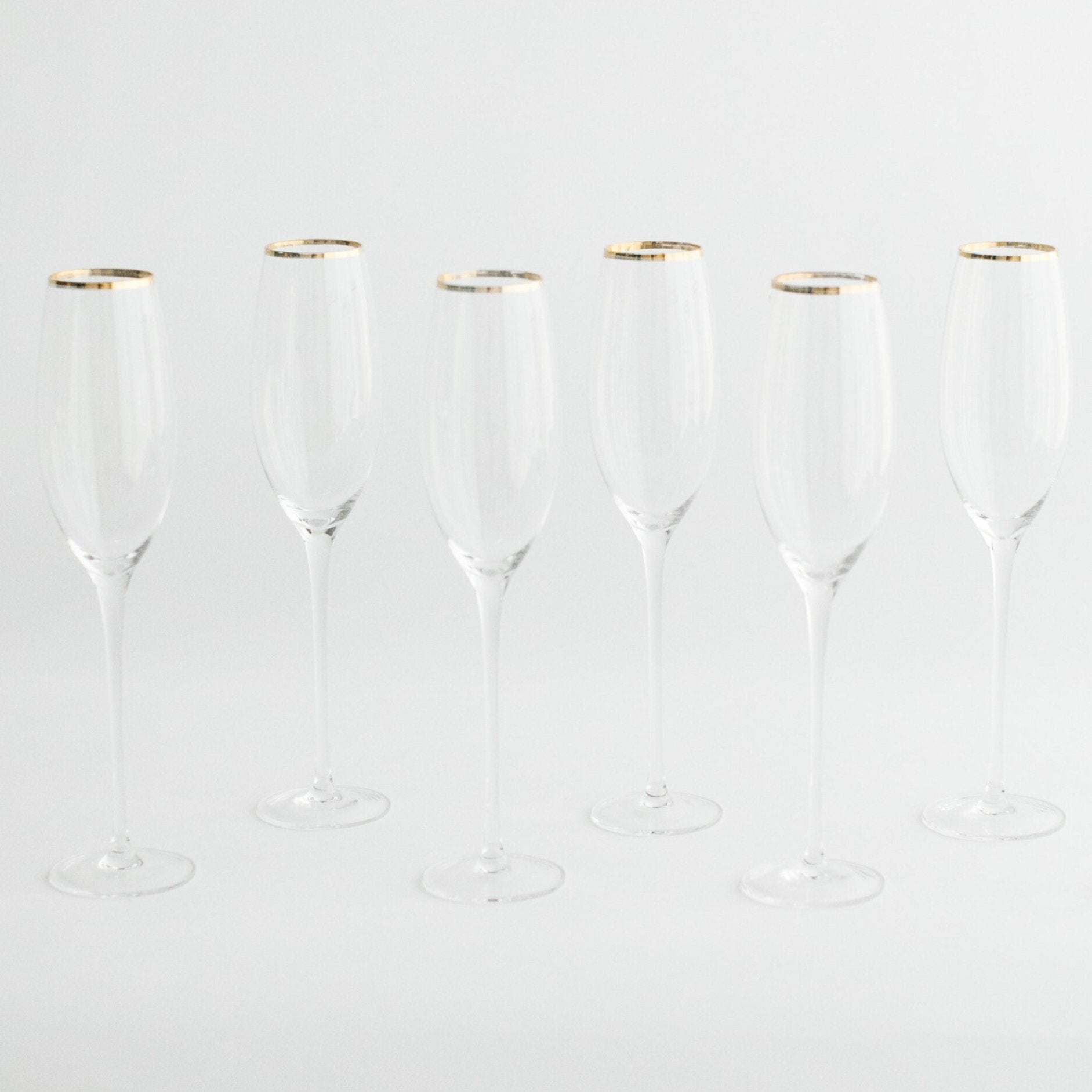 SIREN STEMWARE // CLEAR+GOLD