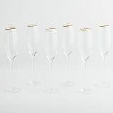 SIREN STEMWARE // CLEAR+GOLD