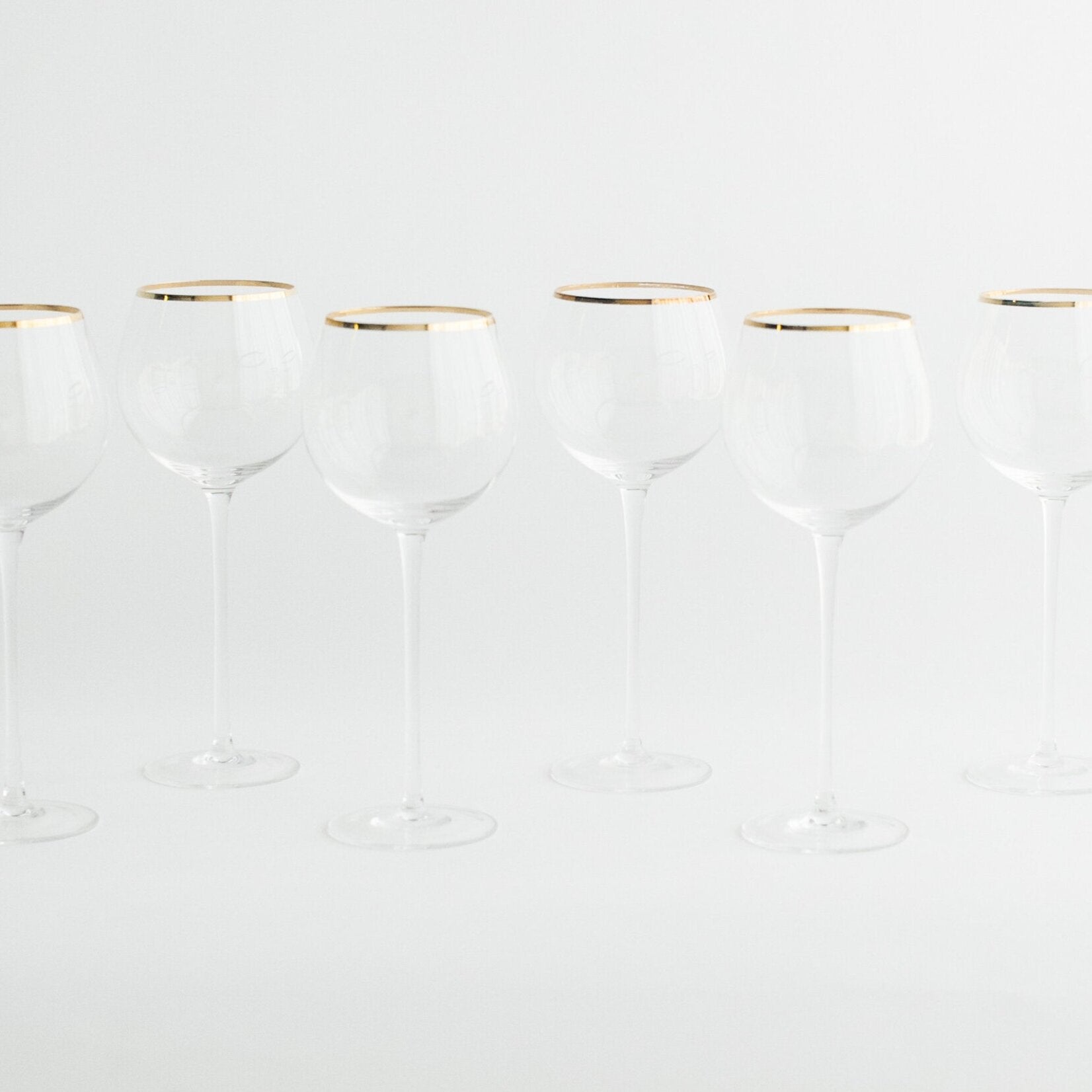 SIREN STEMWARE // CLEAR+GOLD