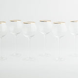 SIREN STEMWARE // CLEAR+GOLD