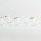 SIREN STEMWARE // CLEAR+GOLD