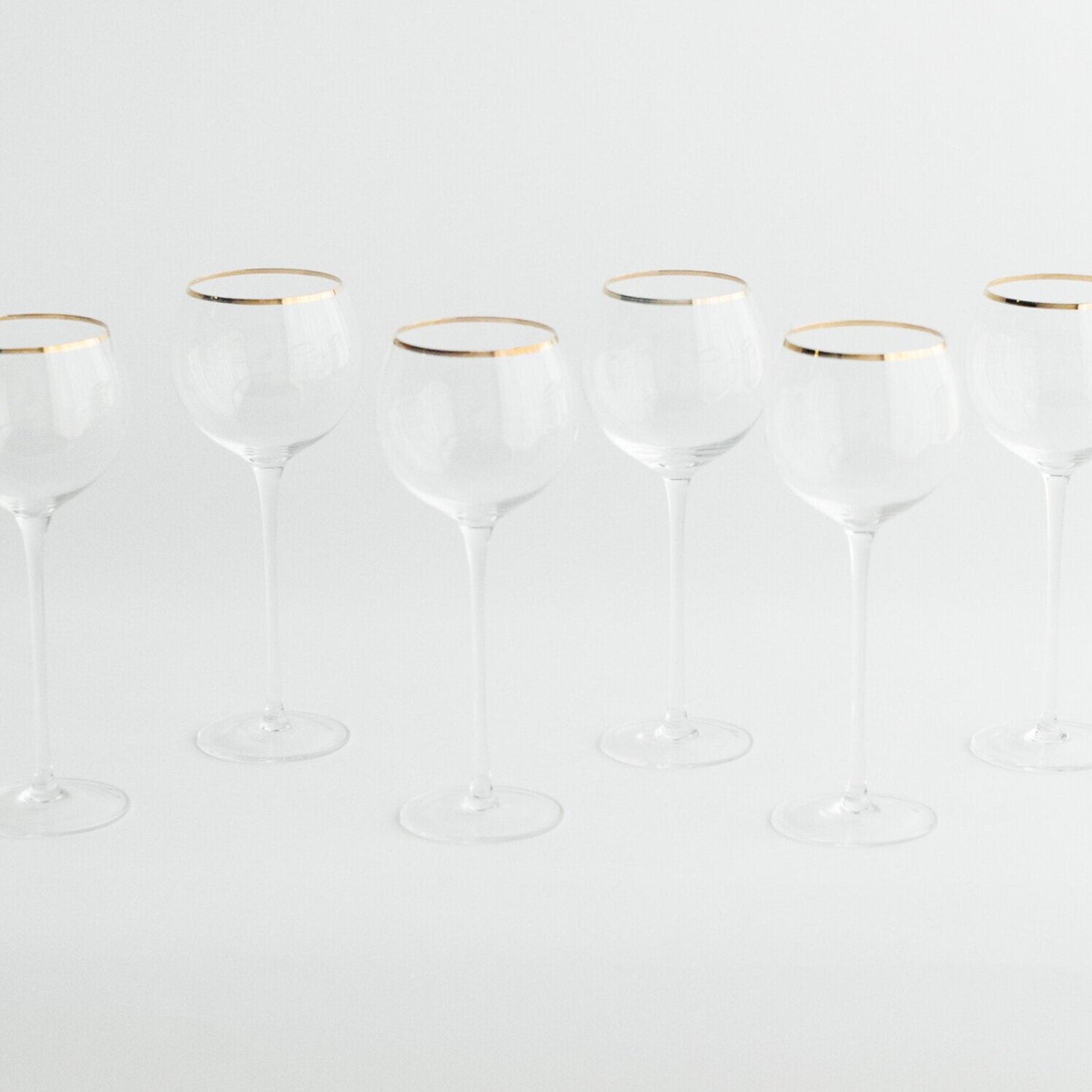 SIREN STEMWARE // CLEAR+GOLD