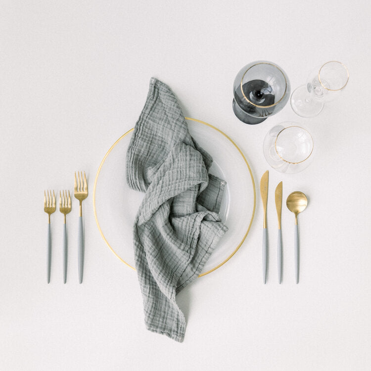 Organic Cotton Napkins – Stone (Set of 4)