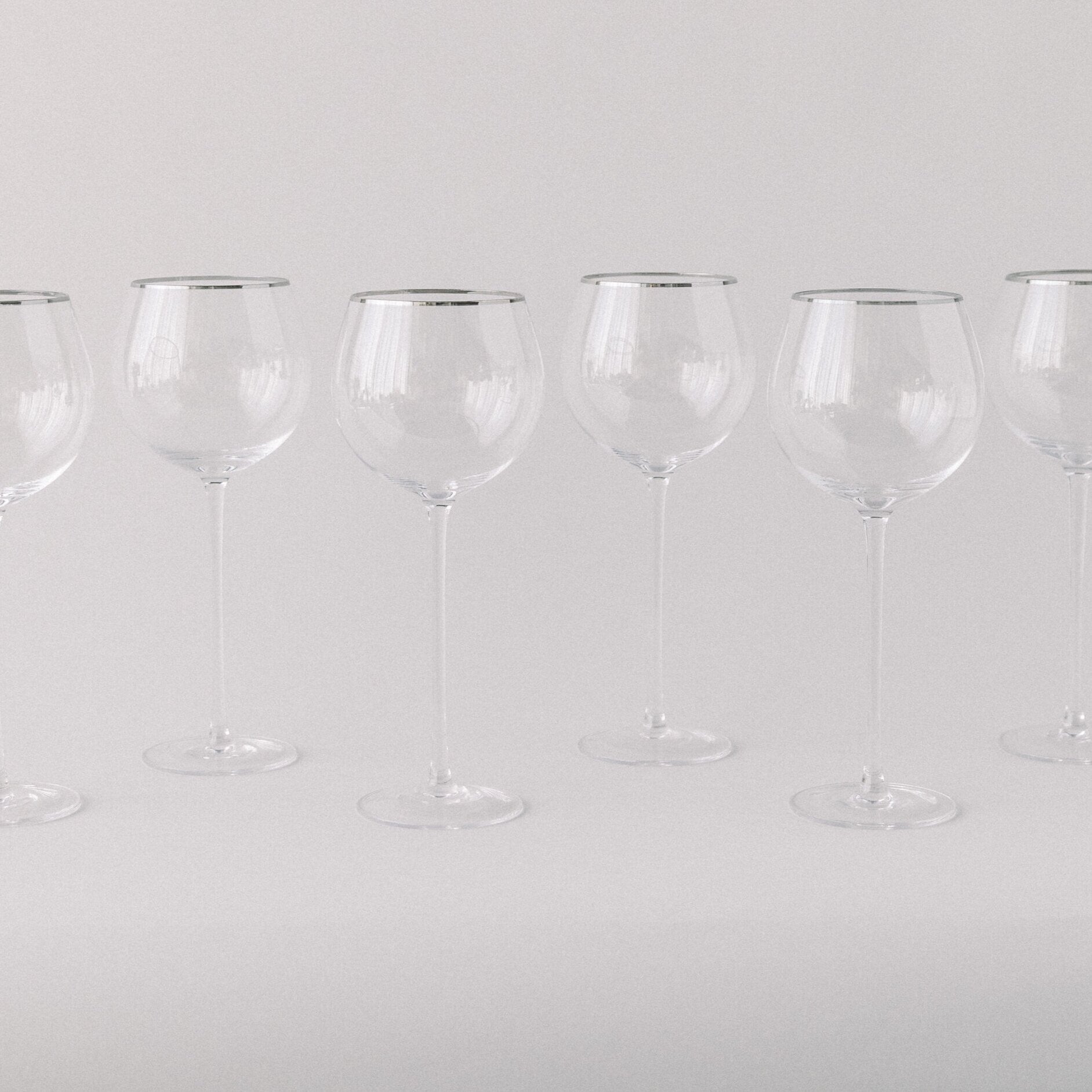 SIREN STEMWARE // CLEAR + PLATINUM