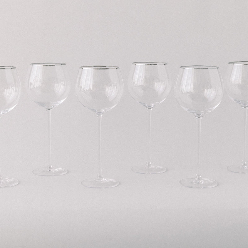 SIREN STEMWARE // CLEAR + PLATINUM