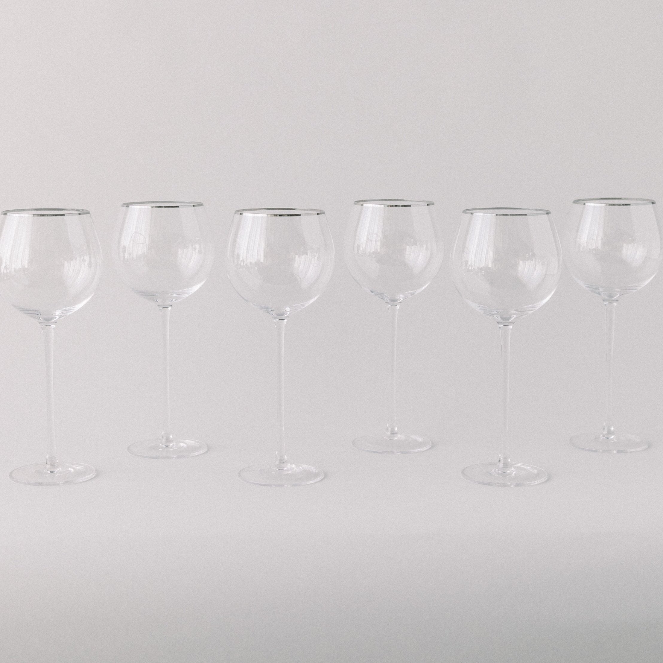 SIREN STEMWARE // CLEAR + PLATINUM