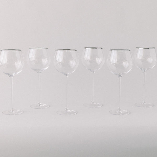 SIREN STEMWARE // CLEAR + PLATINUM