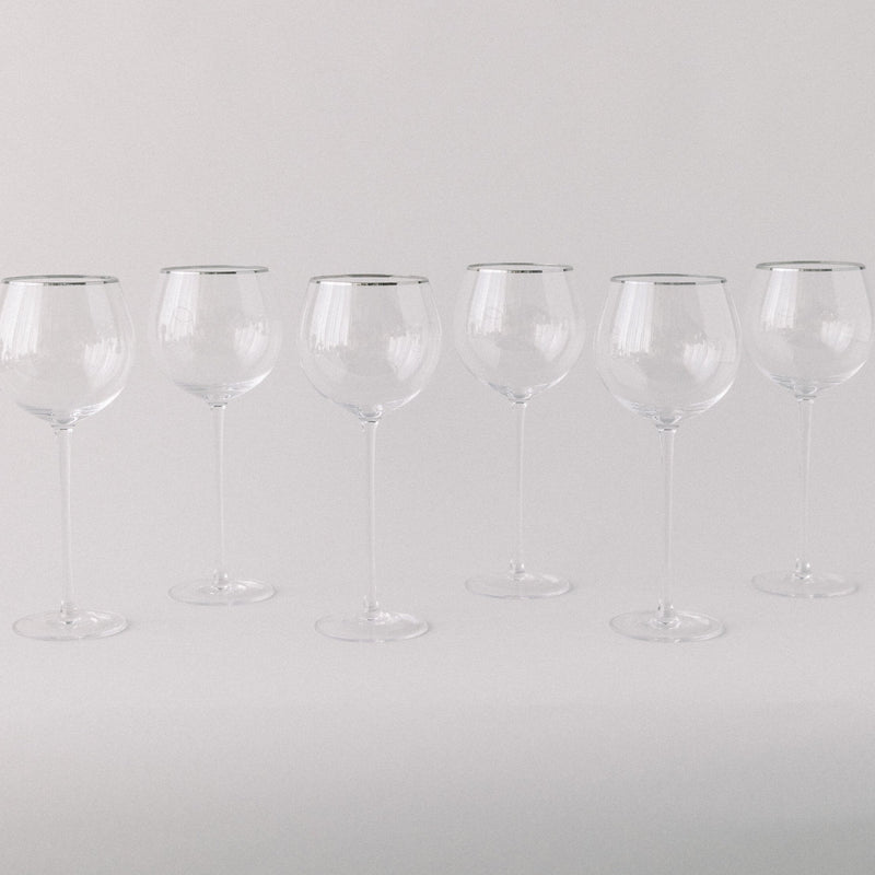 SIREN STEMWARE // CLEAR + PLATINUM