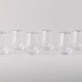 SIREN STEMWARE // CLEAR + PLATINUM