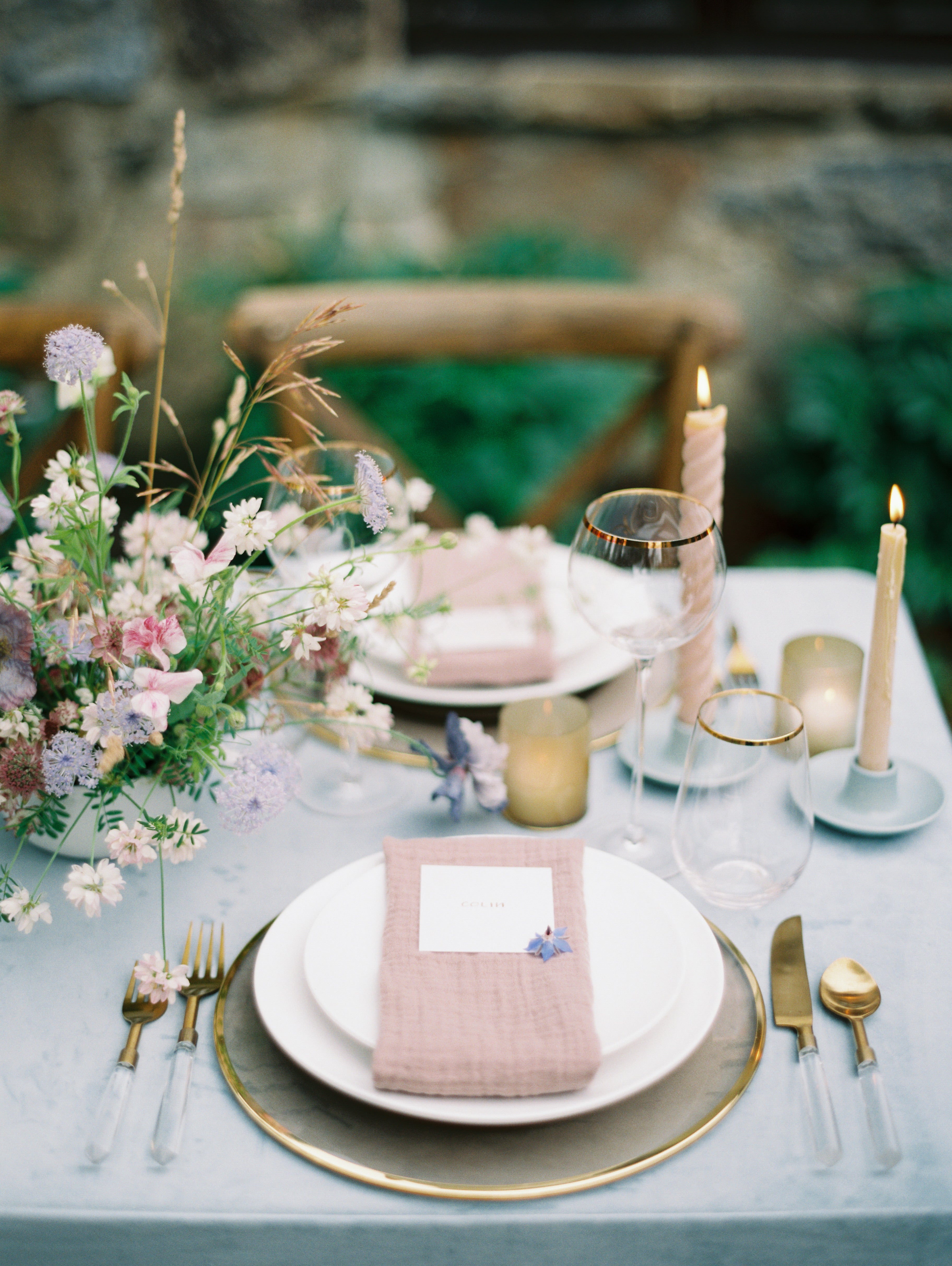 SIREN STEMWARE // CLEAR+GOLD