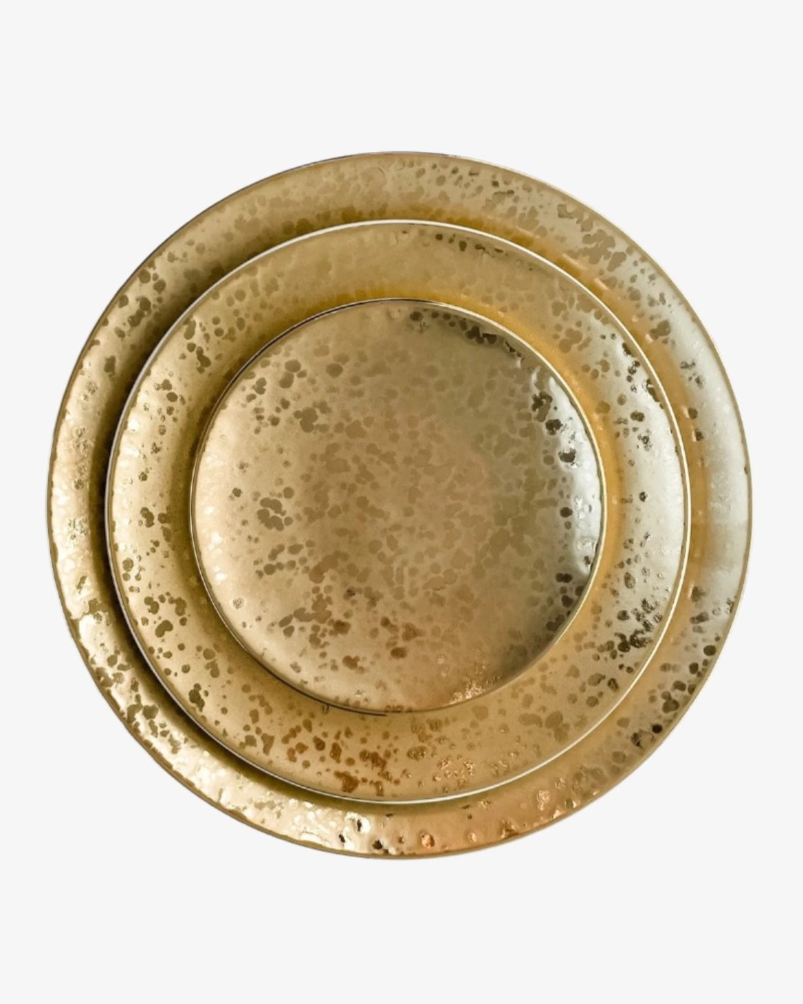 REACTIVE DINNERWARE // SET OF 4 IN GOLD