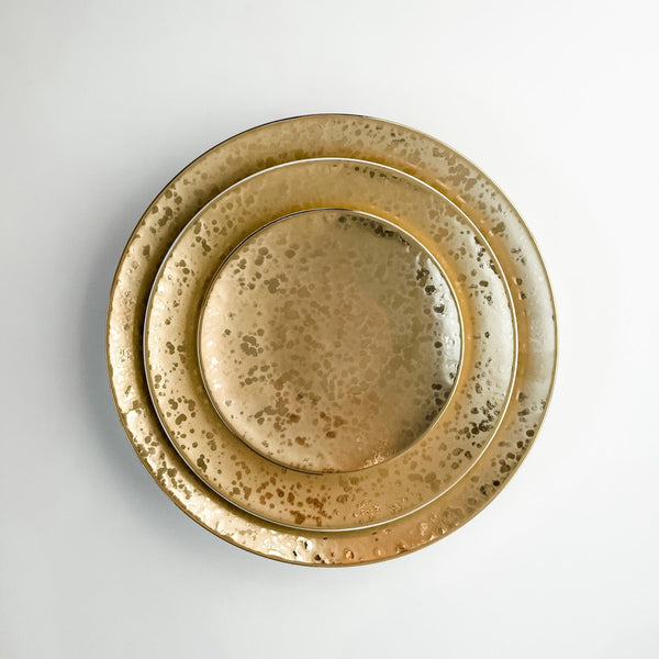 REACTIVE DINNERWARE // SET OF 4 IN GOLD