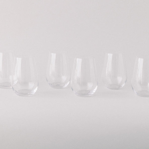 SIREN STEMWARE // TALL STEMLESS IN CLEAR